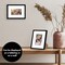 Americanflat Picture Frame with Mat - Modern Design, Shatter-Resistant Glass, Dual Sawtooth Hangers, Ideal for Home and Office Decor